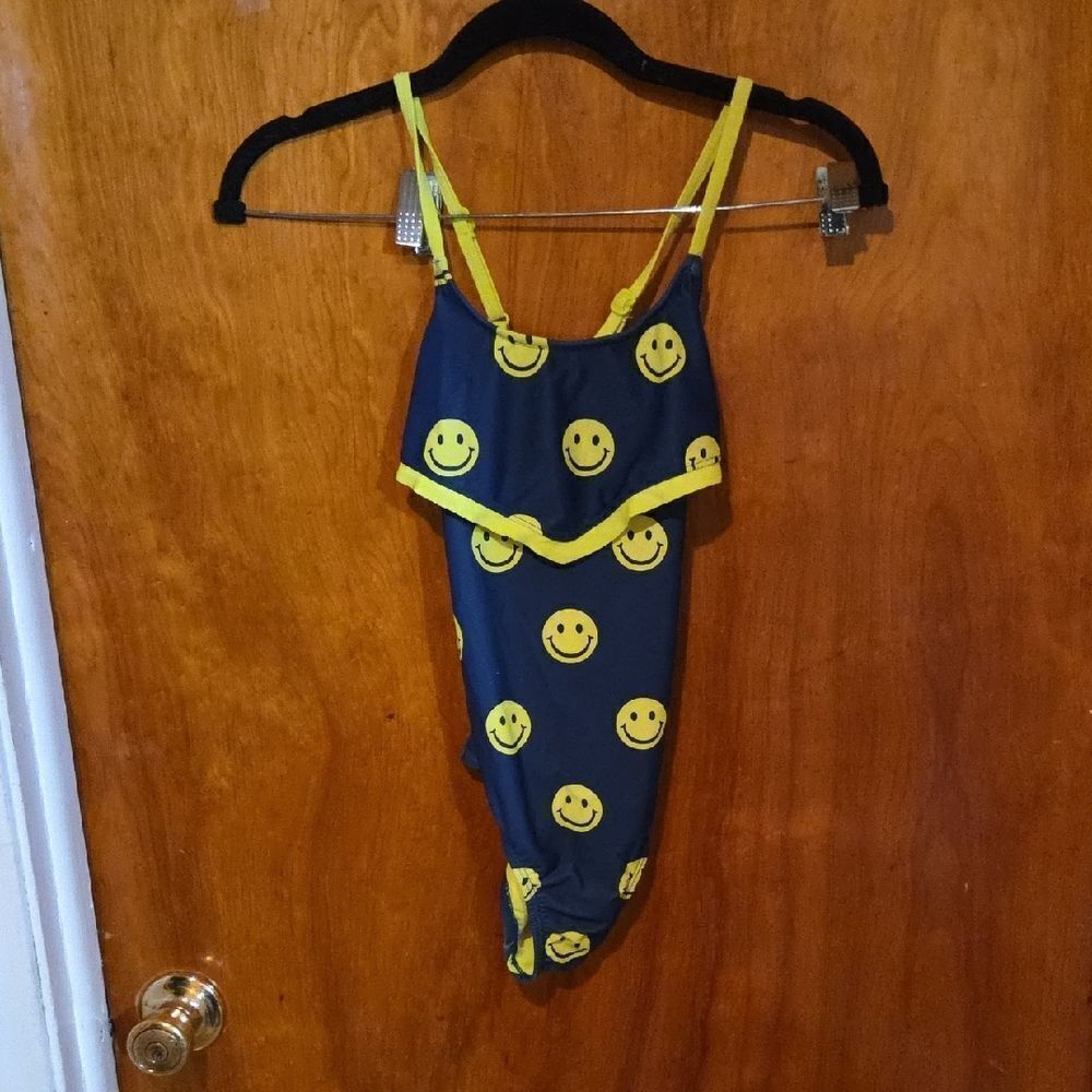 Justice Blue and Yellow Swimsuit